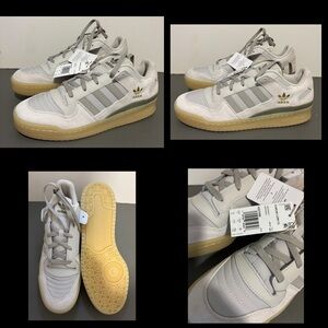 adidas Originals Forum Low CL Grey Ivory Men’s Sz 13 New No Box!
